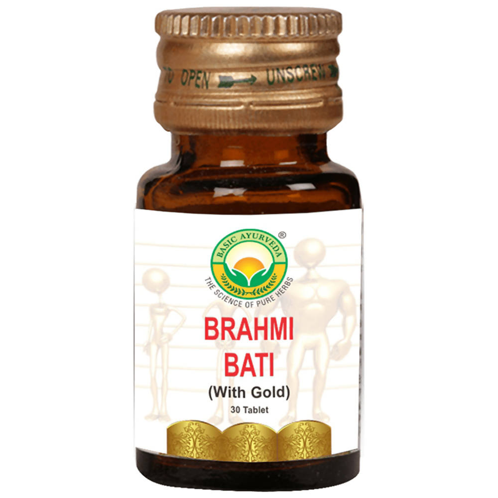 Basic Ayurveda Brahmi Bati With Gold image 4