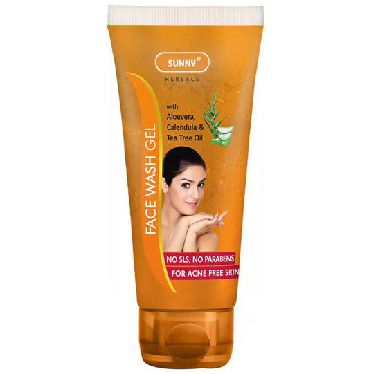 Bakson's Sunny Herbals Face Wash Gel With Aloevera, Calendula & Tea Tree Oil image 1