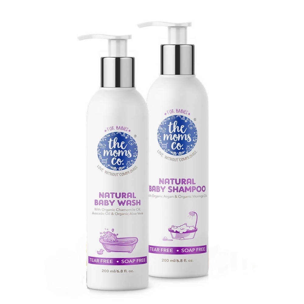 The Moms Co Natural Tear-Free Cleaning Bundle For Baby image 1