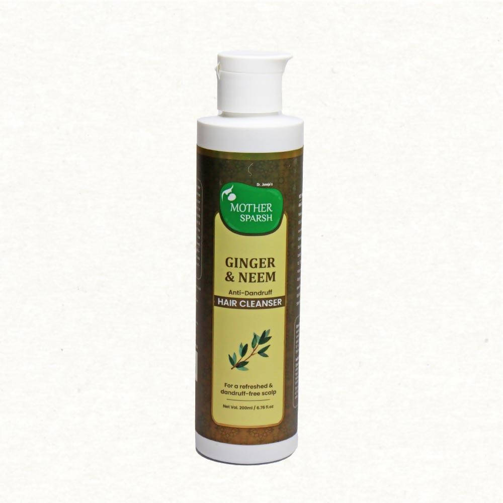 Mother Sparsh Ginger & Neem Anti-Dandruff Hair Cleanser image 1