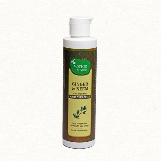 Mother Sparsh Ginger & Neem Anti-Dandruff Hair Cleanser image 1