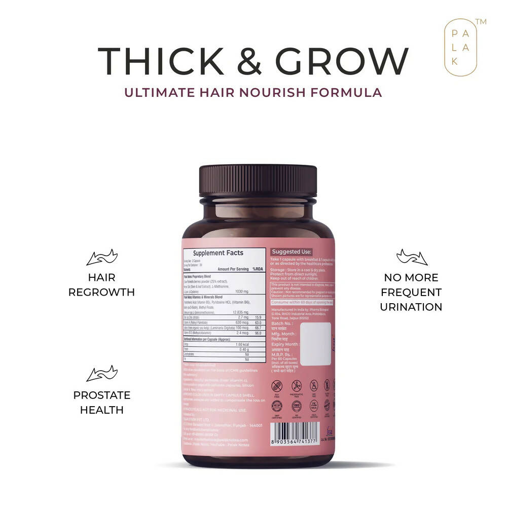 Palak Notes Thick & Grow Capsules image 2