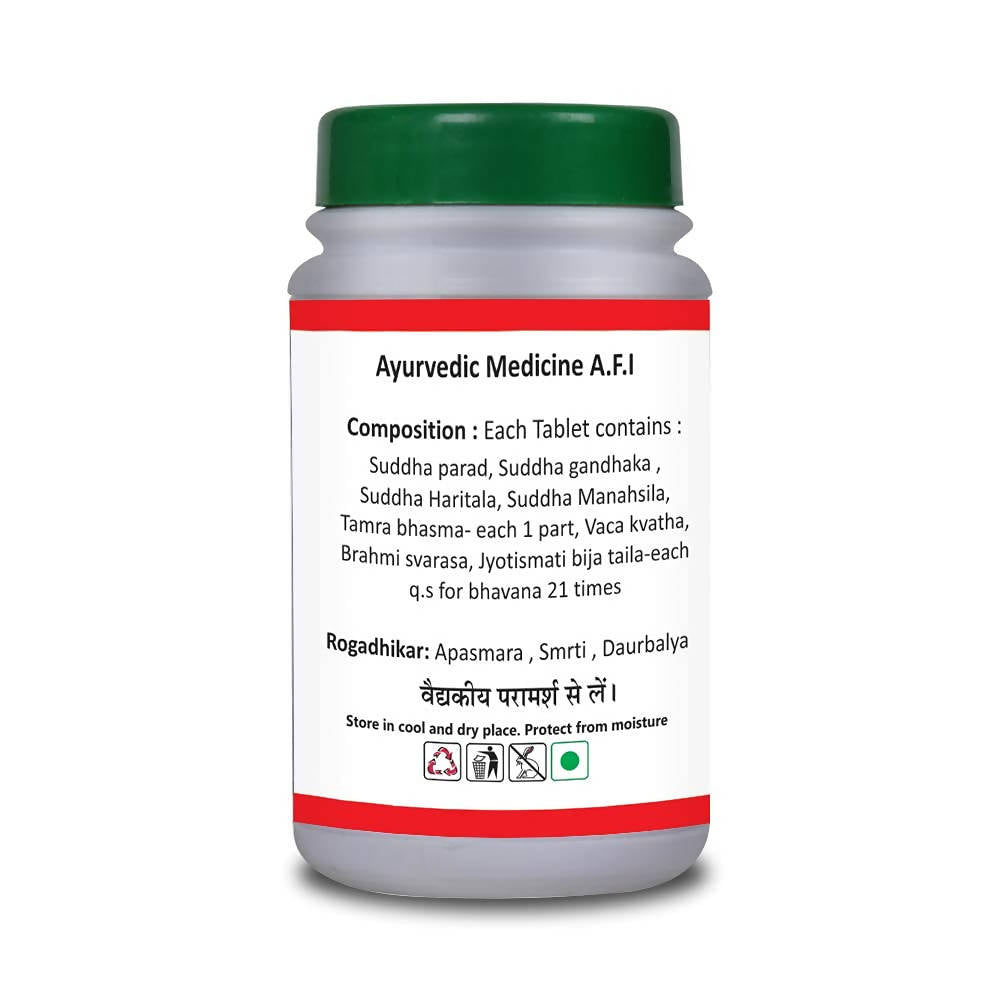 Basic Ayurveda Smriti Sagar Ras Tablets - 40 Tablets image 2