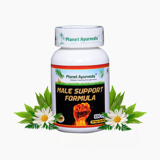 Planet Ayurveda Men's Vitality Herbal Formula – 60 Veg Capsules image 1