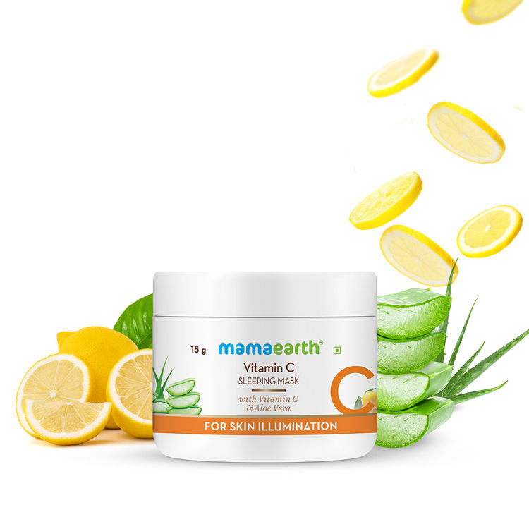 Mamaearth Vitamin C Sleeping Mask For Skin Illumination - 100 gms image 6