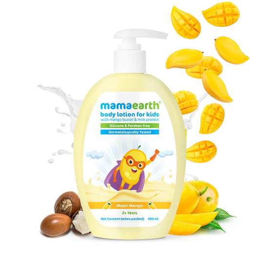 Mamaearth Major Mango Body Lotion For Kids - 400 ml image 1