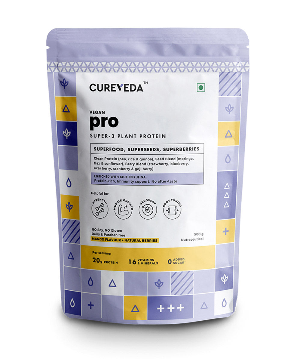 Cureveda Vegan Pro Plant Protein – Natural Plant-Based Protein Powder image 2