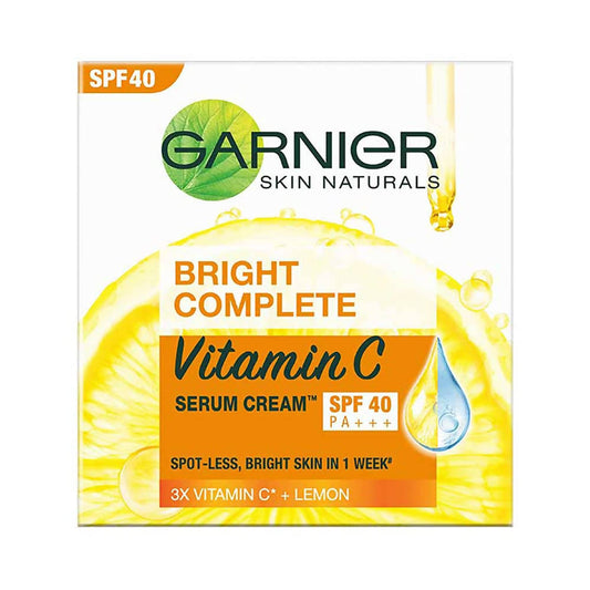 Garnier Bright Complete Vitamin C SPF40/PA+++ Serum Cream image 1