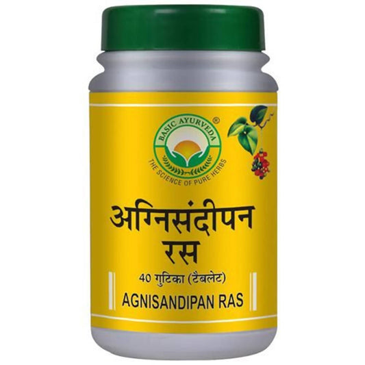 Basic Ayurveda Agnisandipan Ras Tablet - 40 Tablets image 1