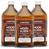 Cureveda Mood Elixir - Herbal Wellness Tonic for Calmness & Energy Boost (450 ml) image 3