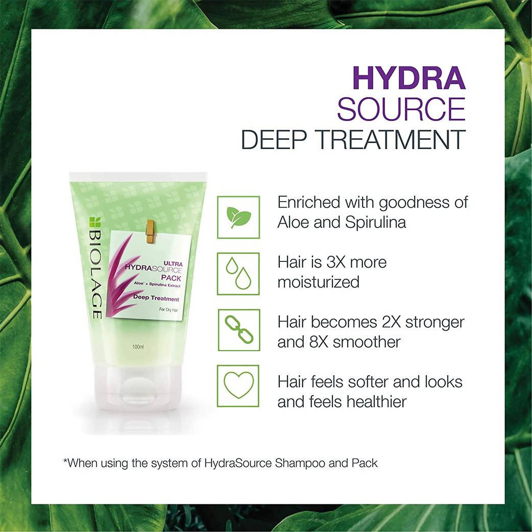 Matrix Biolage Ultra HydraSource Deep Treatment Hair Mask for Very Dry Hair – 3.4 oz image 4
