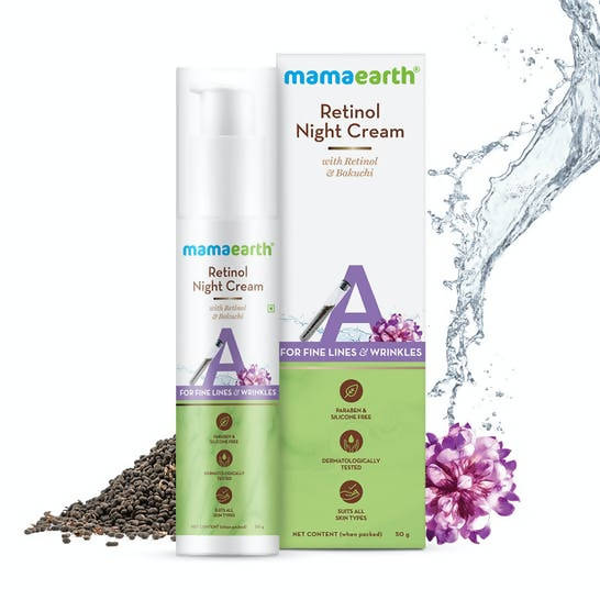Mamaearth Retinol Night Cream with Retinol & Bakuchi - 50 gms image 2