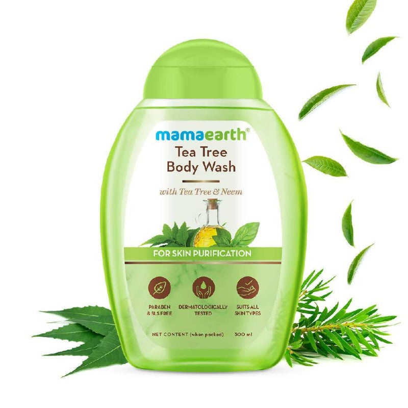 Mamaearth Tea Tree Body Wash With Neem For Skin Purification - 300ml image 2
