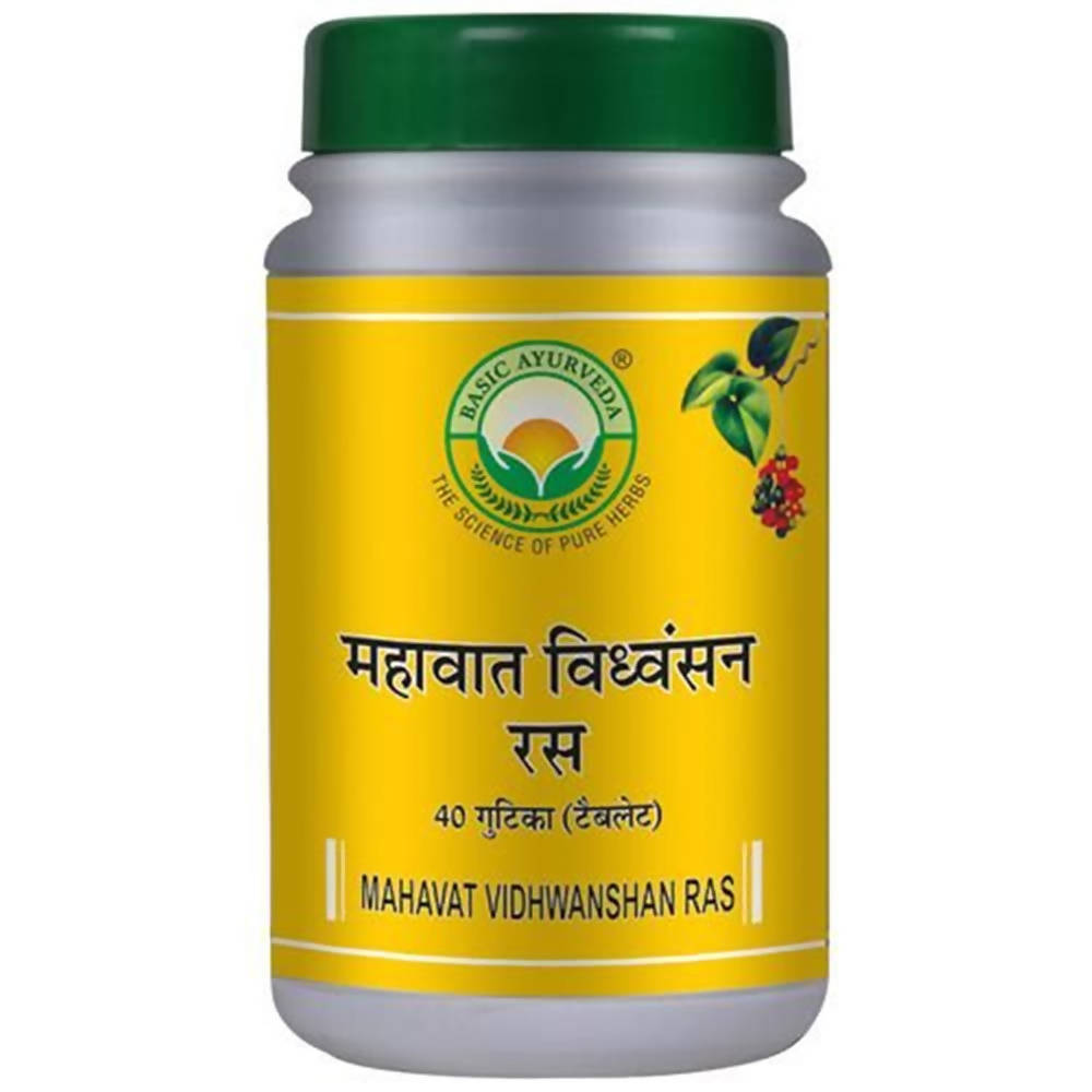 Basic Ayurveda Mahavat Vidhwanshan Ras Tablet - 40 Tablets image 1