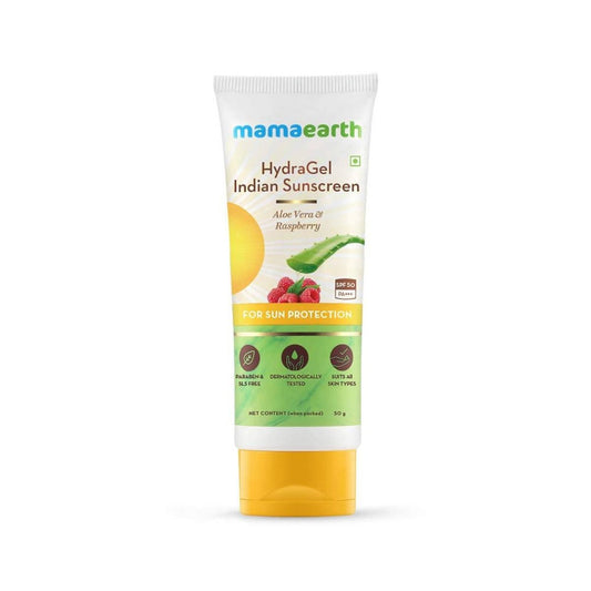Mamaearth HydraGel Indian Sunscreen For Sun Protection - 50 gms image 1