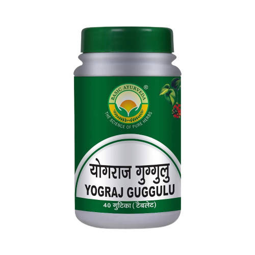 Basic Ayurveda Yograj Guggulu - 40 Tablets image 1