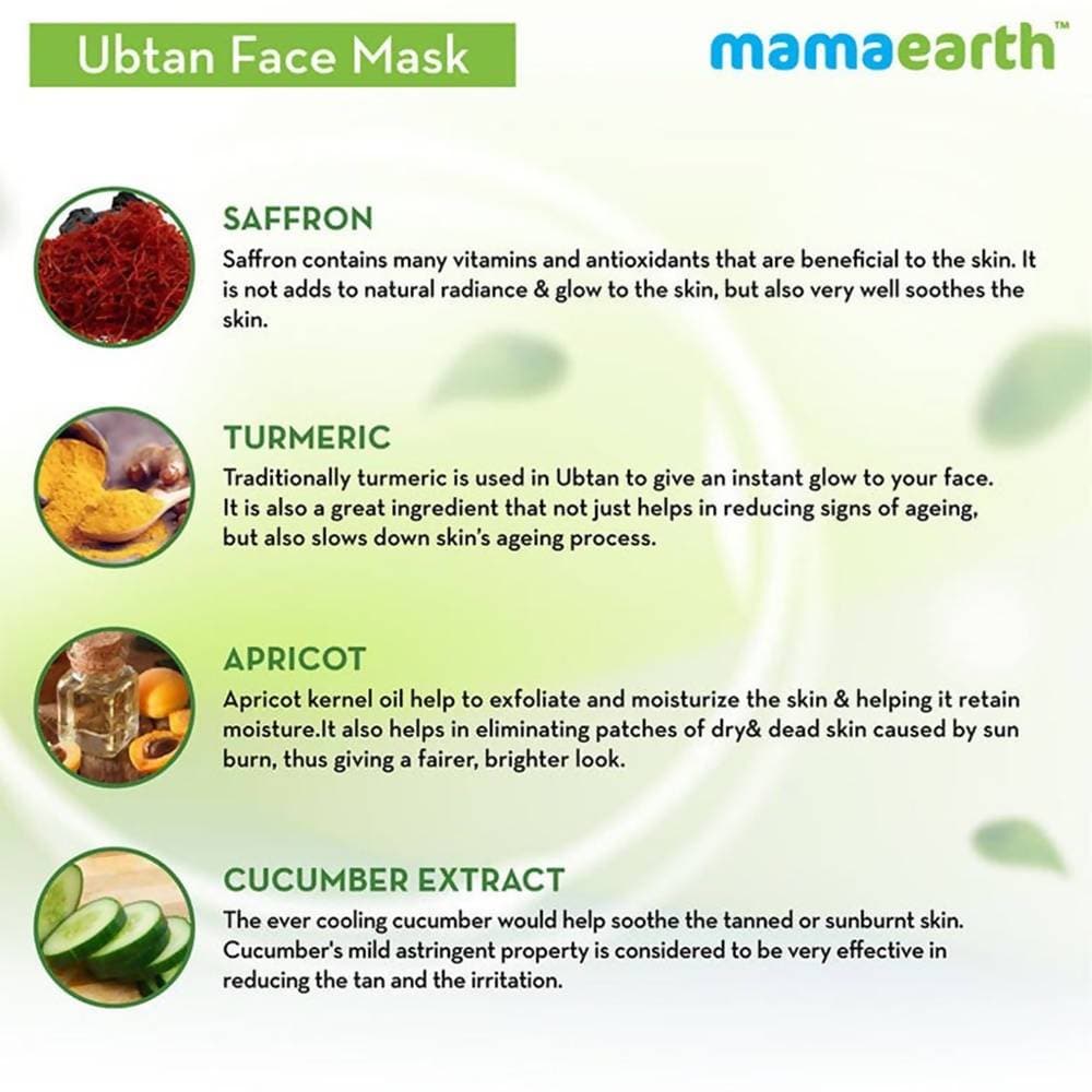Mamaearth Ubtan Face Mask - 100 gms image 4