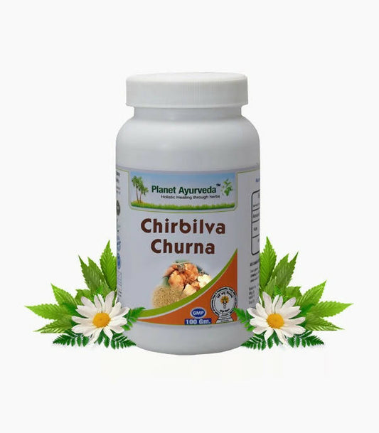 Planet Ayurveda Chirbilva Churna – 100g | Natural Digestive & Respiratory Support image 1