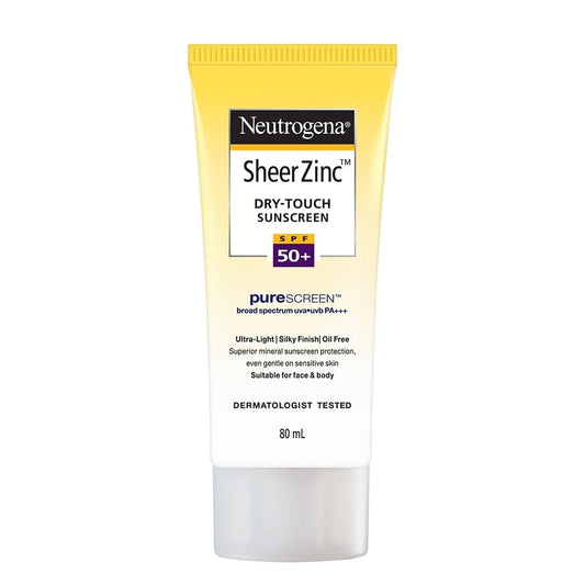 Neutrogena® Sheer Zinc Dry Touch Sunscreen Lotion PA+++ SPF50+ - 80 ml image 1