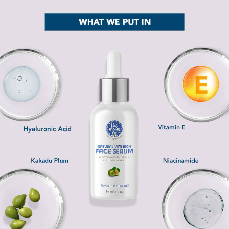 The Moms Co Natural Vita Rich Face Serum image 4