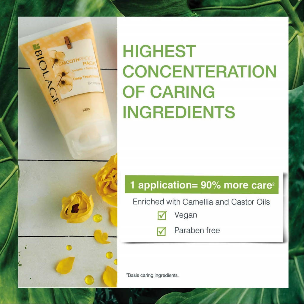Matrix Biolage Smoothproof Deep Treatment Pack for Frizzy Hair image 3