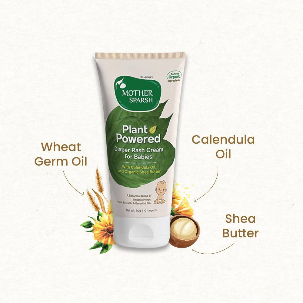 Mother Sparsh Plant Powered Diaper Rash Cream For Babies image 2