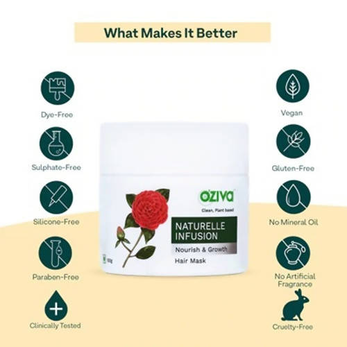 OZiva Naturelle Infusion Nourish & Growth Hair Mask image 3