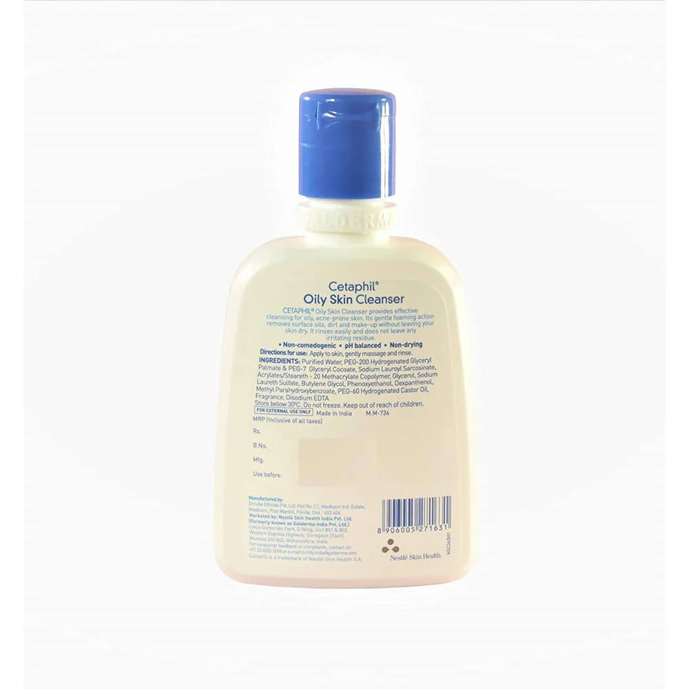 Cetaphil Oily Skin Cleanser -125 ml image 3