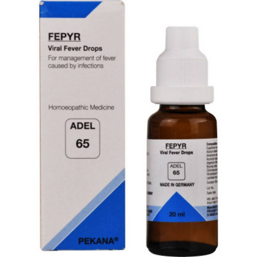 ADEL Homeopathy 65 Fepyr Drops - 20ml image 1