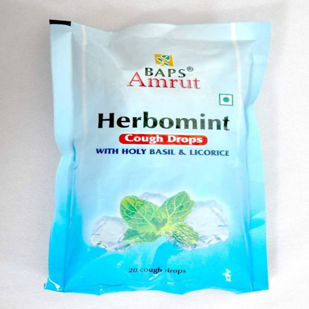 Baps Amrut Herbomint Cough Drops - 20 nos image 2