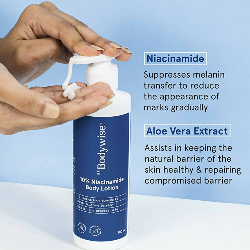 BeBodywise 10% Niacinamide Body Lotion  -200 ml image 2