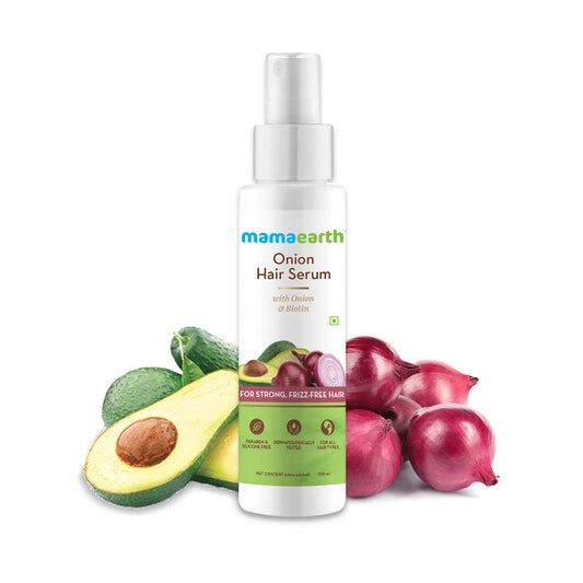 Mamaearth Onion Hair Serum with Onion and Biotin for Strong, Frizz-Free Hair - 100 ml image 1