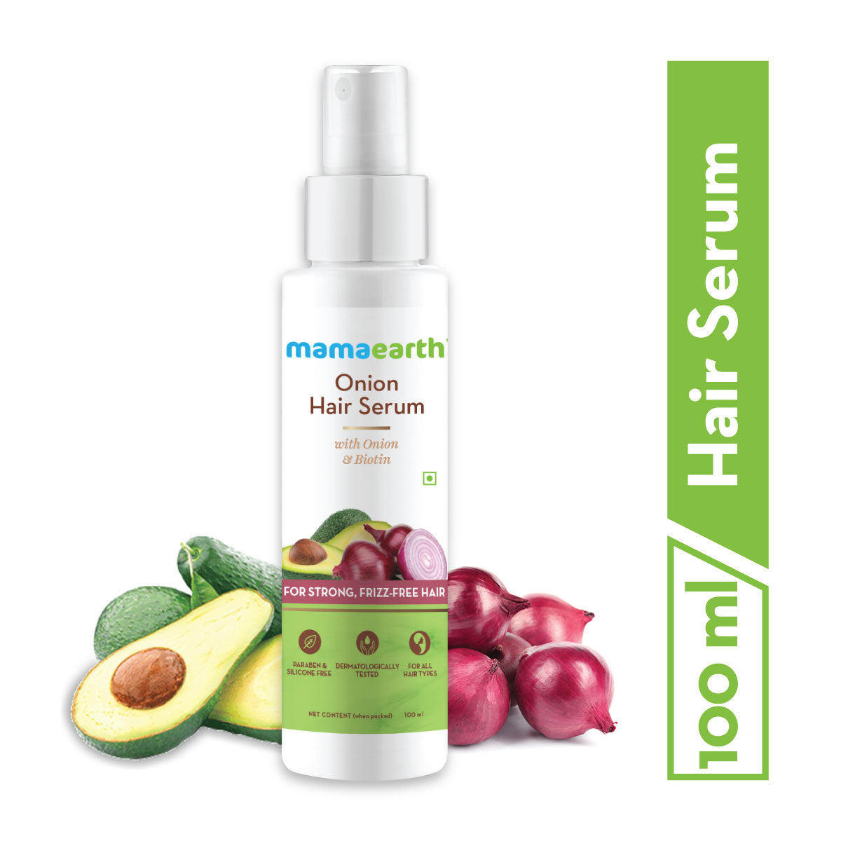 Mamaearth Onion Hair Serum with Onion and Biotin for Strong, Frizz-Free Hair - 100 ml image 2