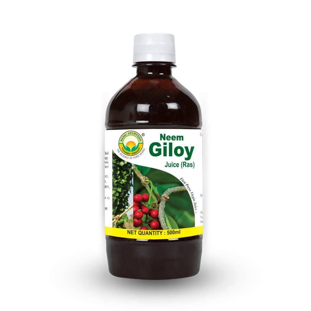 Basic Ayurveda Neem Giloy Juice (Ras) - 500 ml image 4