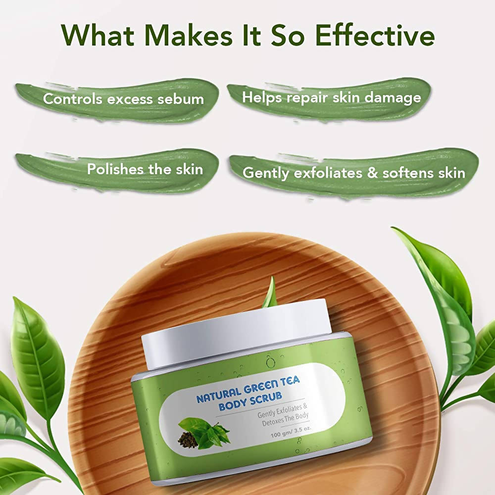 The Moms Co Natural Green Tea Body Scrub image 3