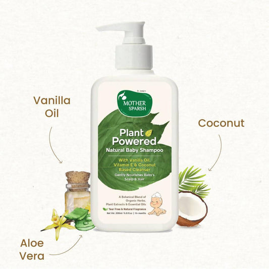 Mother Sparsh Plant Powered Natural Baby Shampoo image 1