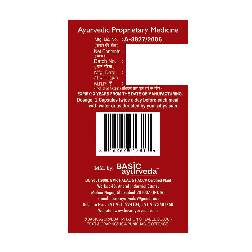 Basic Ayurveda ACV (Apple Cider Vinegar) Capsules - 40 Capsules image 3