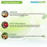 Mamaearth Argan Shampoo For Frizz-Free & Stronger Hair - 250 ml image 6