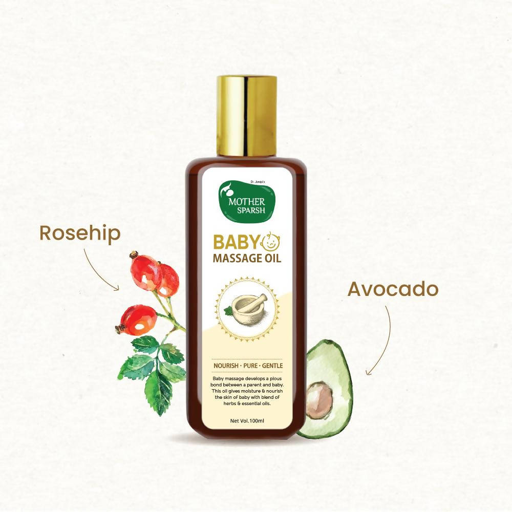 Mother Sparsh Ayurvedic Baby Massage Oil image 3