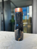 Meenakari Print Curve Black Copper Water Bottle - 1 Ltr image 3