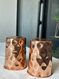Copper Diamond Water Glass - 300 Ml -  Pack of 2 image 3