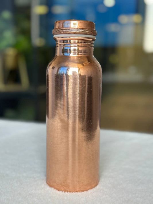 Plain Copper Water Bottle – 500ml image 1