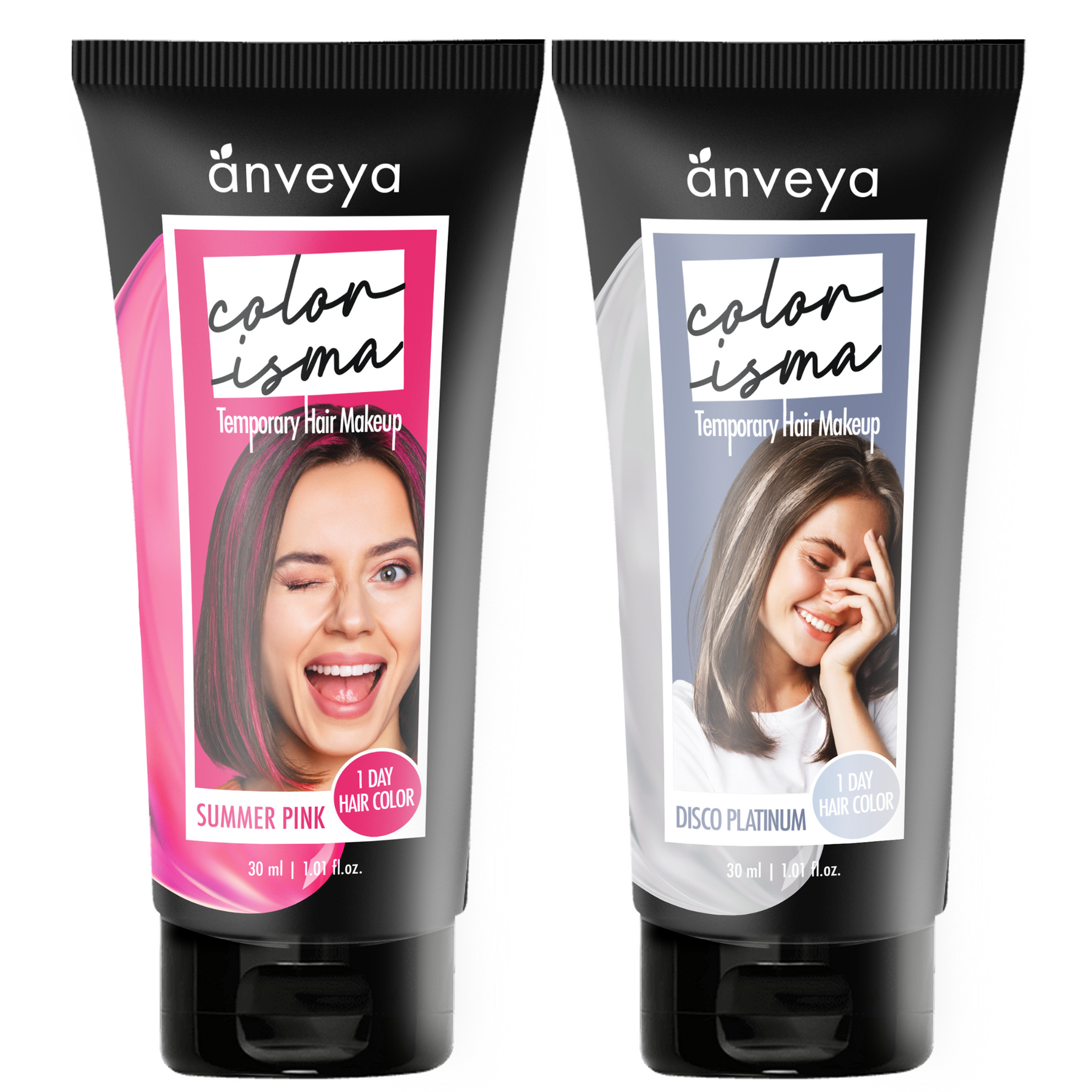 Anveya Colorisma Summer Pink & Disco Platinum Temporary Hair Color image 1