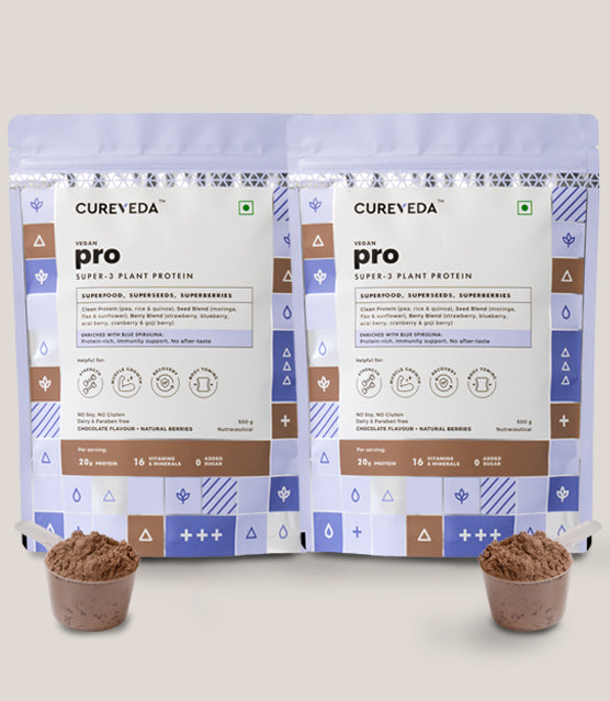 Cureveda Vegan Pro Plant Protein – Natural Plant-Based Protein Powder image 4