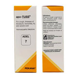 ADEL Homeopathy 7 Apo-Tuss Drops - 20ml image 2