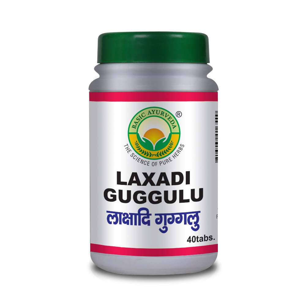 Basic Ayurveda Laxadi Guggulu Tablets - 40 Tablets image 1
