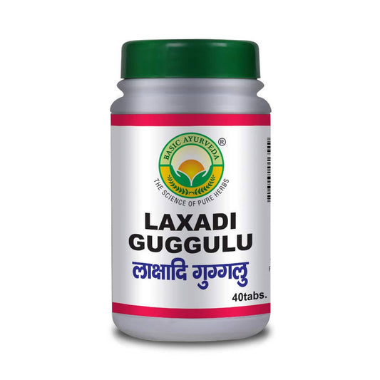 Basic Ayurveda Laxadi Guggulu Tablets - 40 Tablets image 1