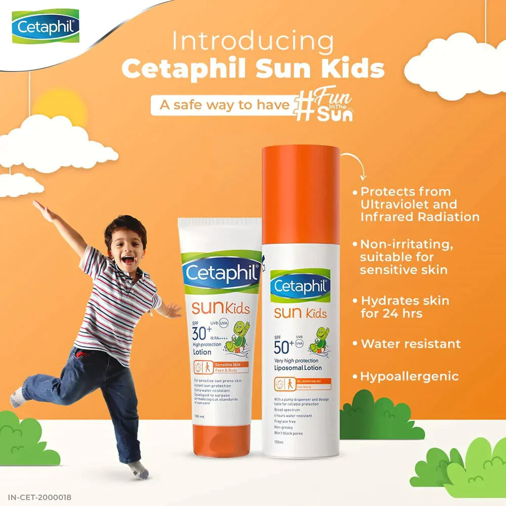 Cetaphil Sun Kids Spf 30+ IR PA++++ High Protection Lotion for Kids -100 ml image 3