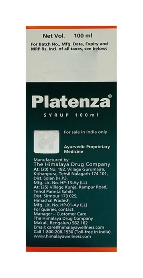 Himalaya Platenza Syrup image 2