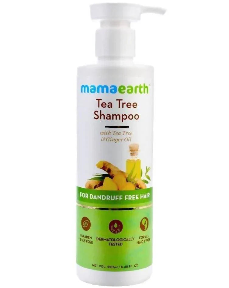 Mamaearth Tea Tree Anti Dandruff Shampoo + Hair Oil For Dandruff Free Hair Combo -250 image 2
